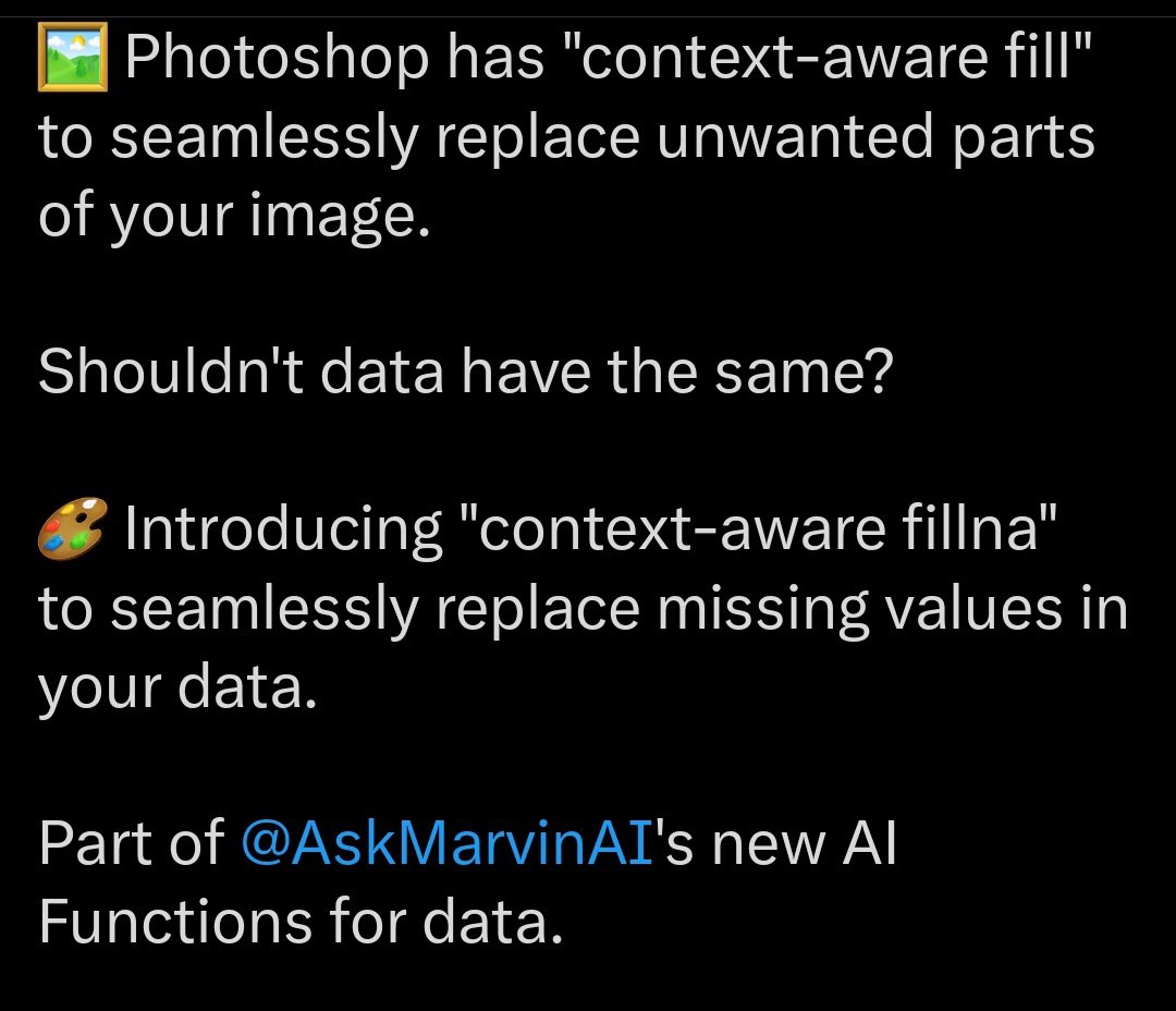 “Should we be using AI to fill in missing data?”

If the AI is a blackbox then ABSOLUTELY NOT!

Modifying your raw data is a serious thing. You want to do it via a controlled and well-understood process. AIs like ChatGPT are currently none of those things.