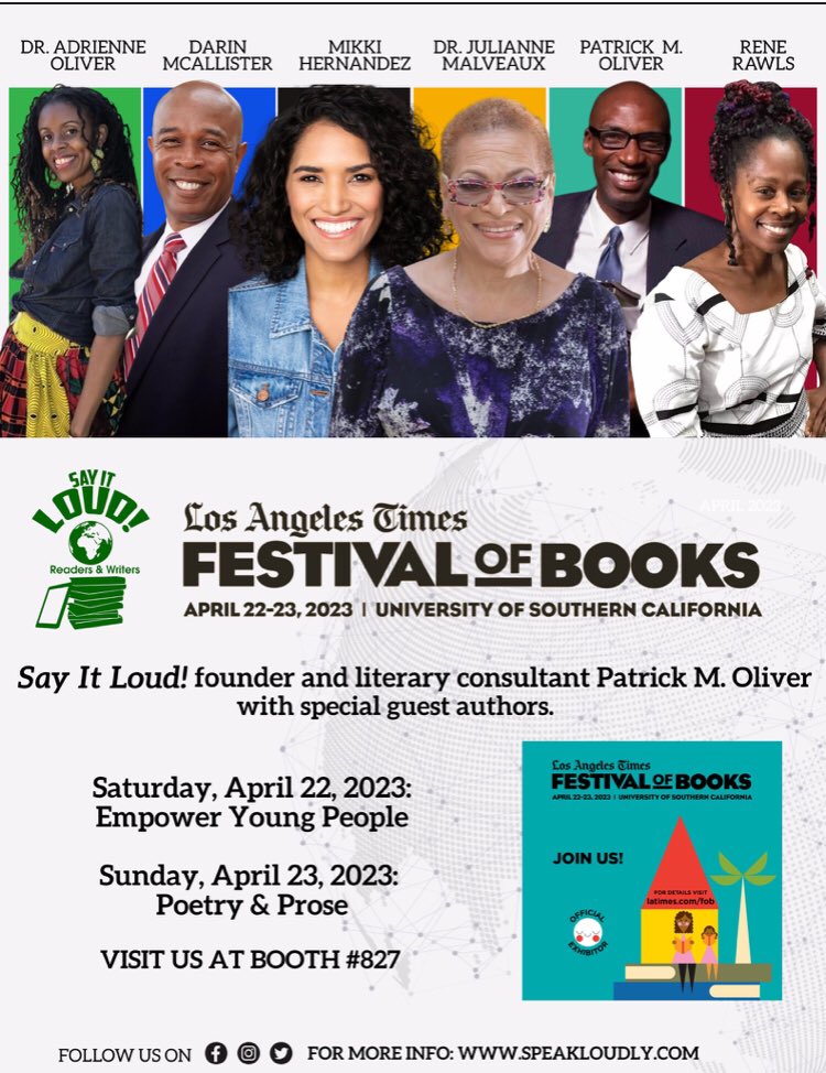 SuleSeries's tweet photo. Today is the day LA! LA Times Festival of Books at USC. Booth #827. See you soon! https://t.co/T2njdfJEcx