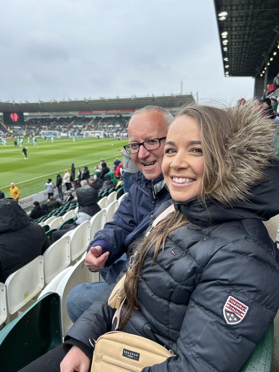 First time, green army! ⚽️💚 #argyle