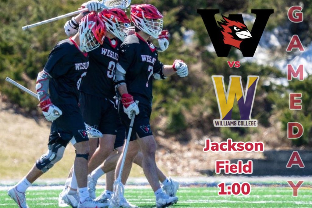 wes_mlax's tweet photo. 🚨🚨🚨Gameday: Wesleyan vs. Williams at 1:00 pm on Jackson Field. Senior Day / Little 3 Championship Game! #rollcards https://t.co/QMMpSsbqsJ