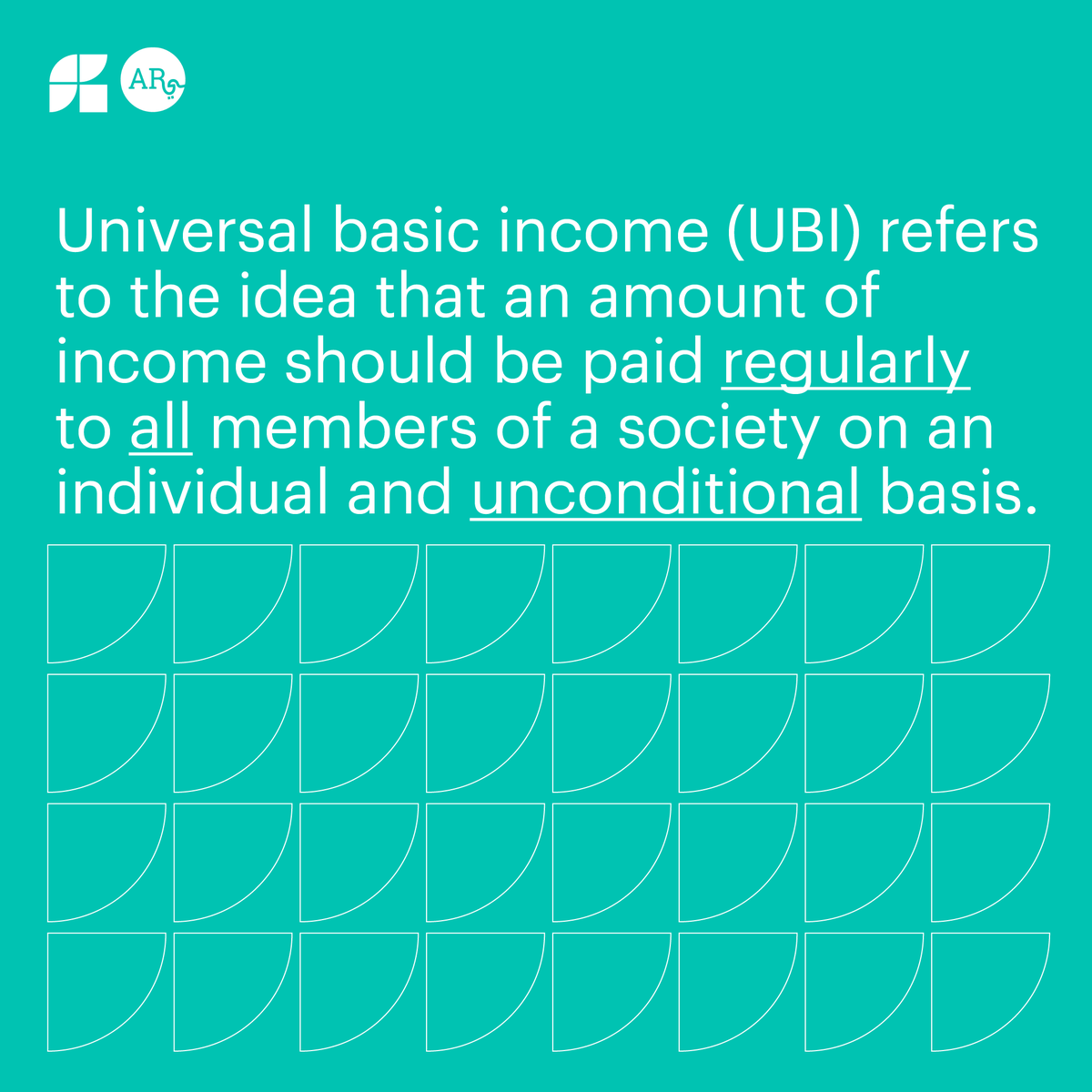 ArabReform_ARI's tweet image. Julia Choucair Vizoso, non-resident Senior Fellow at ARI, explains what universal basic income is and why it is needed.
#universalbasicincome #universalsocialprotection #cashtransfers #stateresponsibility #employment 
#26daysofactivism #activismforsocialprotection