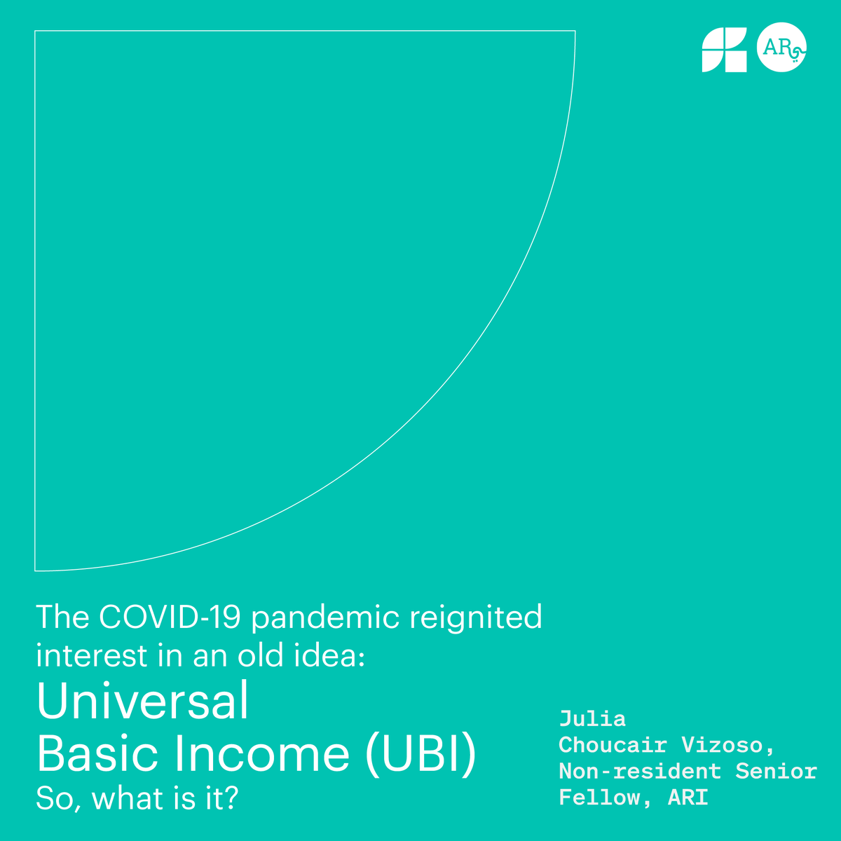 ArabReform_ARI's tweet image. Julia Choucair Vizoso, non-resident Senior Fellow at ARI, explains what universal basic income is and why it is needed.
#universalbasicincome #universalsocialprotection #cashtransfers #stateresponsibility #employment 
#26daysofactivism #activismforsocialprotection
