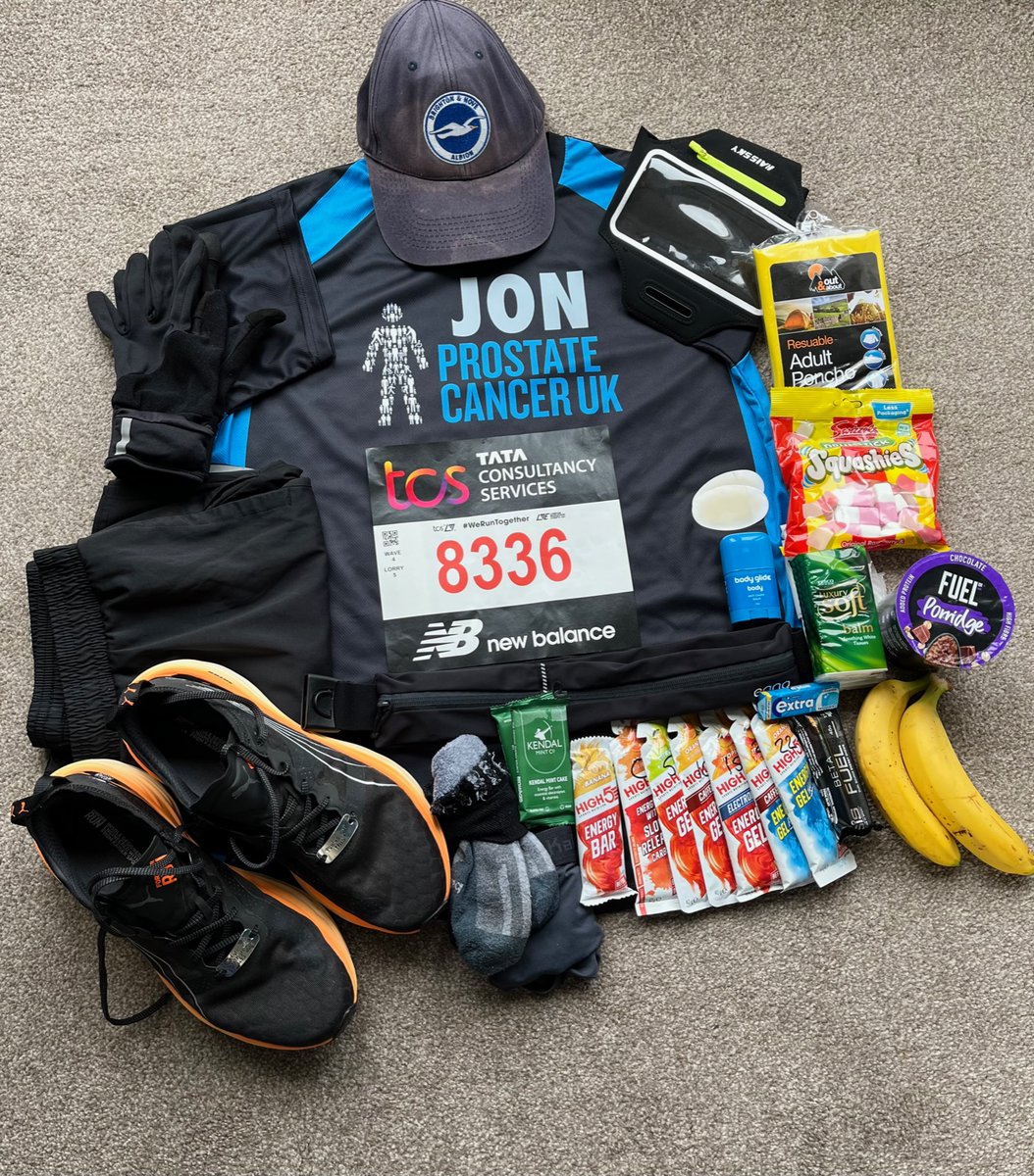 Ready as I'll ever be.....Huge thank you to all who have sponsored me for #prostatecanceruk in the #londonmarathon tomorrow.
2023tcslondonmarathon.enthuse.com/pf/jonathan-va…