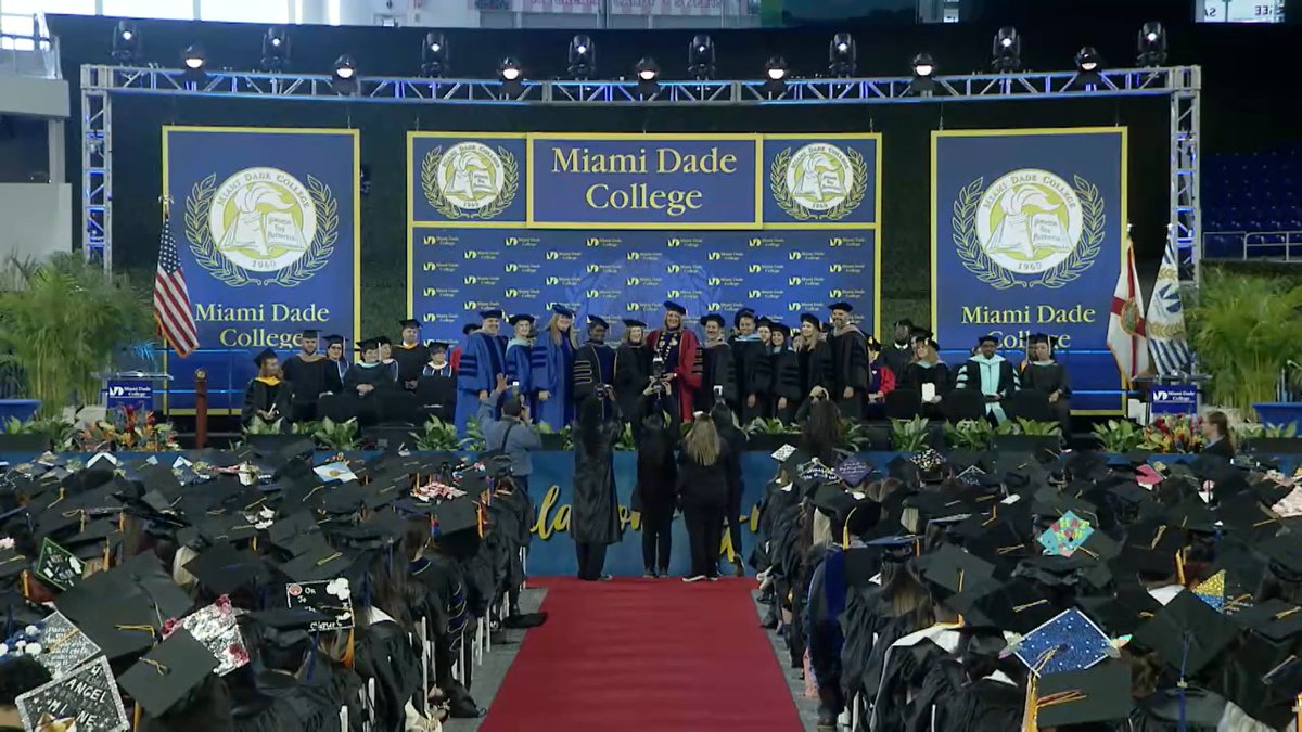 <a href="/mdcpresident/">Madeline Pumariega</a> Finally, I reflected on a conversation I had with @maggiesmithpoet back in 2020, and the importance of leaving behind the things we can’t control and opening up space for the new. This is how we stay resilient and optimistic about what’s ahead. #MDCgrad