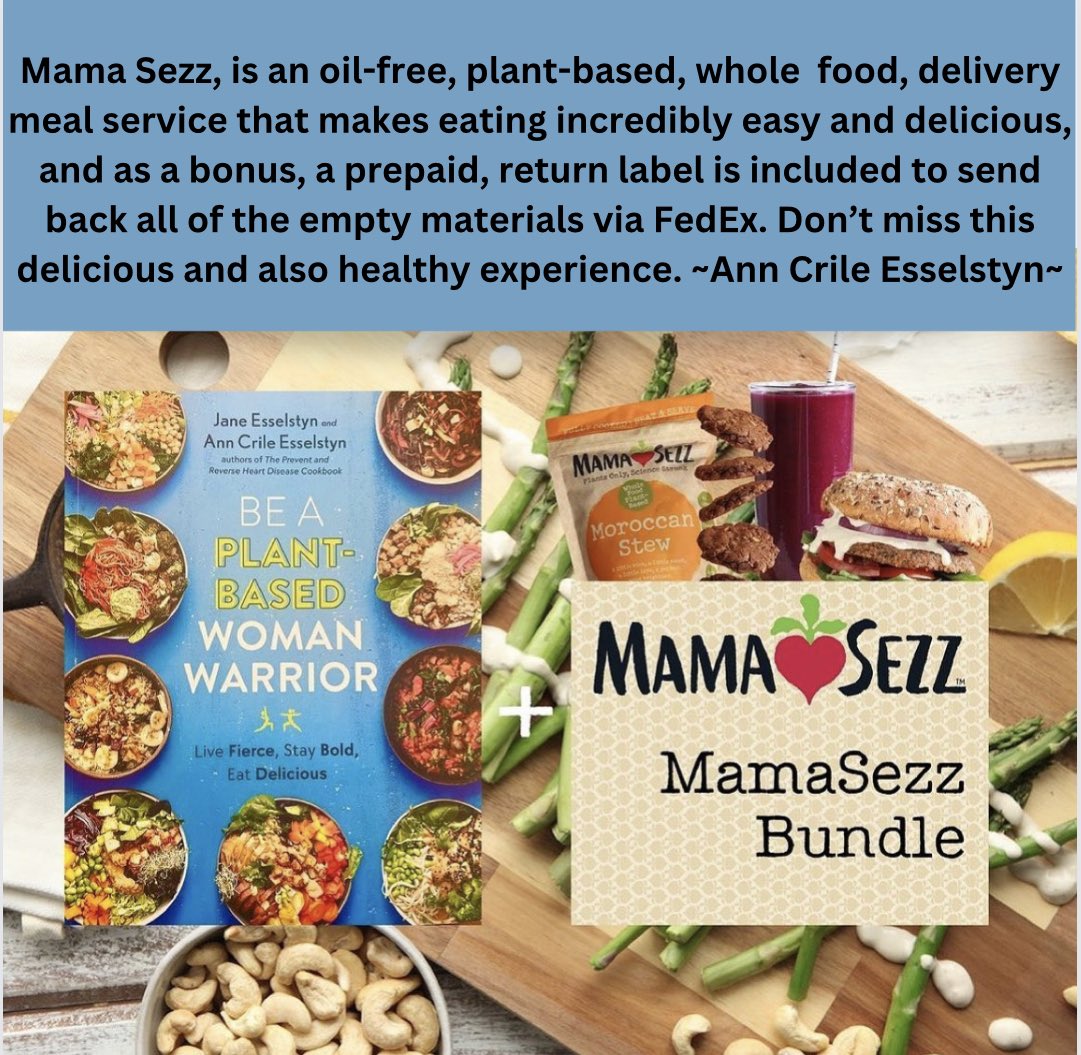 We are big fans of #mamsezz #wfpbno food delivered to your door. LINK: mamasezz.com/?gclid=Cj0KCQj…
