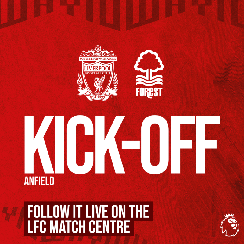 LFC's tweet photo. 1' - We are underway at Anfield!

[0-0]

#LIVNFO