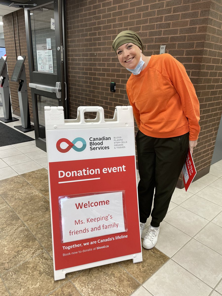 MusicloverReid's tweet photo. Here donating blood  @LifelineNL  with @HTE_K4 staff and friends of Ms Keeping who is battling leukaemia.   Please join our team and support all those needing blood! @NLESDCA https://t.co/21o1yUpE44