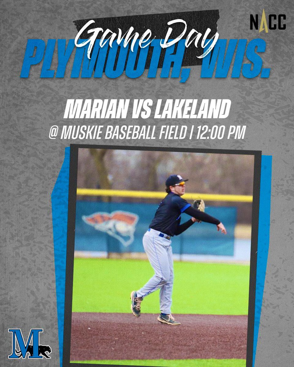 Sabre Game Day!

🆚 Lakeland
⏰ 12:00 pm (DH)
🏟️ Muskie Baseball Field
📍 Plymouth, Wis. 
📊 portal.stretchinternet.com/lakeland/
📺 portal.stretchinternet.com/lakeland/

#FightBlueFight #d3b