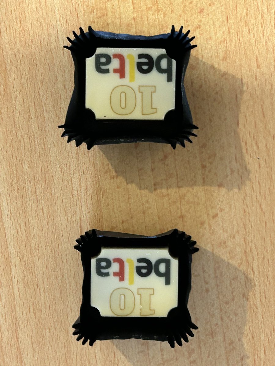 <a href="/theteacherjames/">James Taylor</a> now for the closing plenary at #beltaday23 where they even have their own birthday chocolate- this is Belgium after all