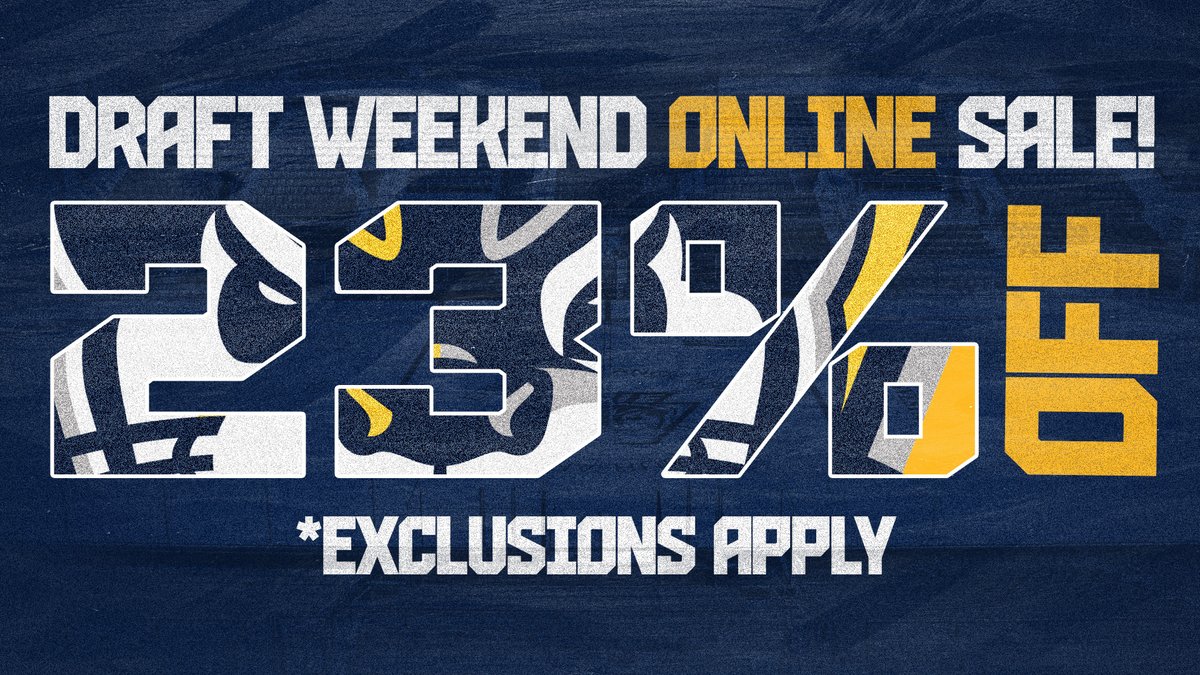 Our 23% off online sale is still going on until end of the day Sunday! 

Head to erieottersstore.com and grab some merch!

*Online only and exclusions apply

<a href="/VoodooBrewery/">Voodoo Brewery</a> Draft Weekend | #OHLDraft