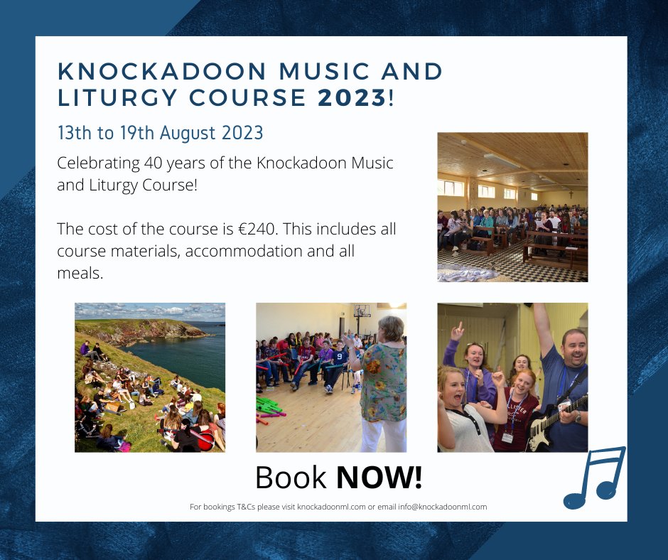 KnockadoonML's tweet photo. This is it folks, the KADML Team 2023 are delighted to annouce that bookings for the KnockadoonML 2023 are officially open! 

https://t.co/6Z0caekt7c

If you have any queries make sure to reach out here or at info@knockadoonml.com.
 #KAD23 #KnockadoonML https://t.co/03h8FCrNrG