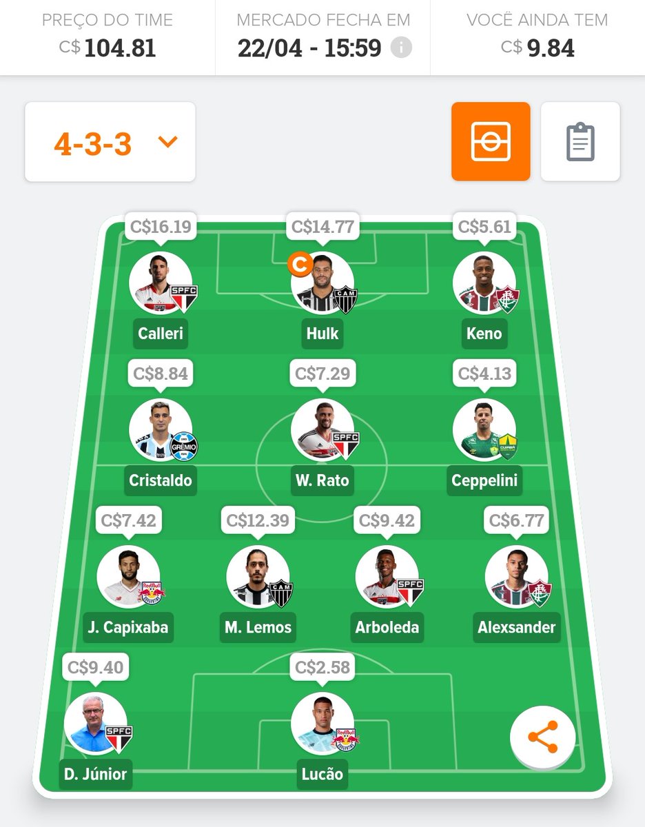 Cartolarfantasy's tweet photo. Tá na hora!!! Olha as dicas para a segunda rodada
.
.
.
#cartolarfantasy #cartolar #cartola2023 #cartoladicas #cartoleirocampeão #cartoleiromito #cartoloucos #brasileirao2023 #cartolafc2023 #cartolavalorizacao #cartolafcdicas #mitando https://t.co/45JThE5OBH