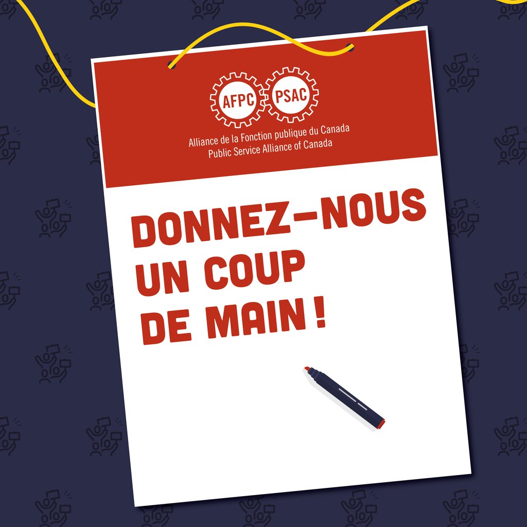 Venez donner un coup de main!

Nos lignes de piquetage s’allongent tous les jours et le moral est au beau fixe partout au pays. Inscrivez-vous pour nous aider : 

shorturl.at/fUXZ7