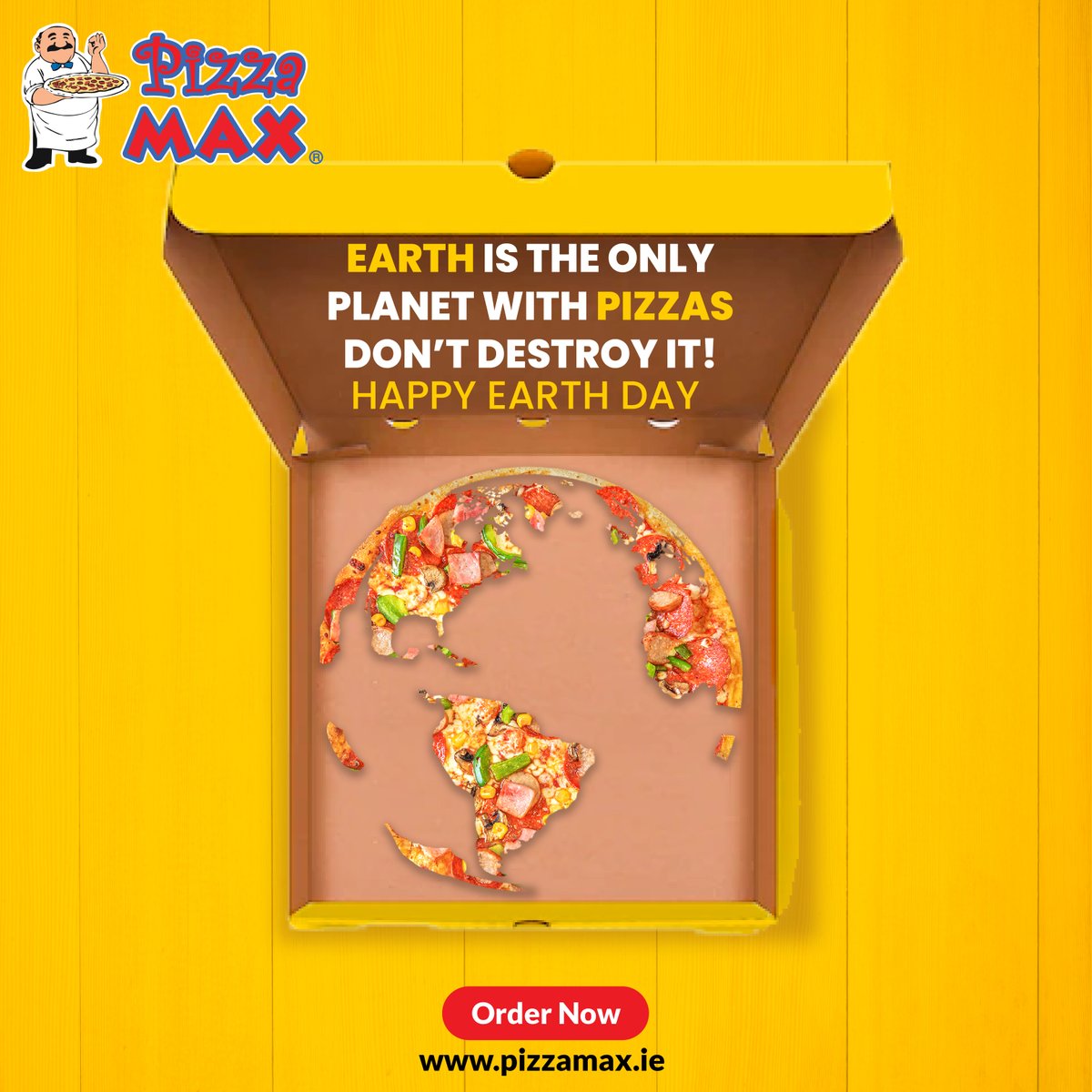 PizzaMaxIE's tweet photo. 🌎🌿 On this Earth Day, let's take a moment to appreciate the simple things that make life beautiful - like a delicious, sustainable meal.  
🌱 #EarthDay #EcoFriendlyPackaging #LocalFarms #HealthyEating   #Foodie #FoodieLife #FoodieGram  #FoodBlogger #pizzamax #pizzamaxireland https://t.co/hmdYXpNXMx
