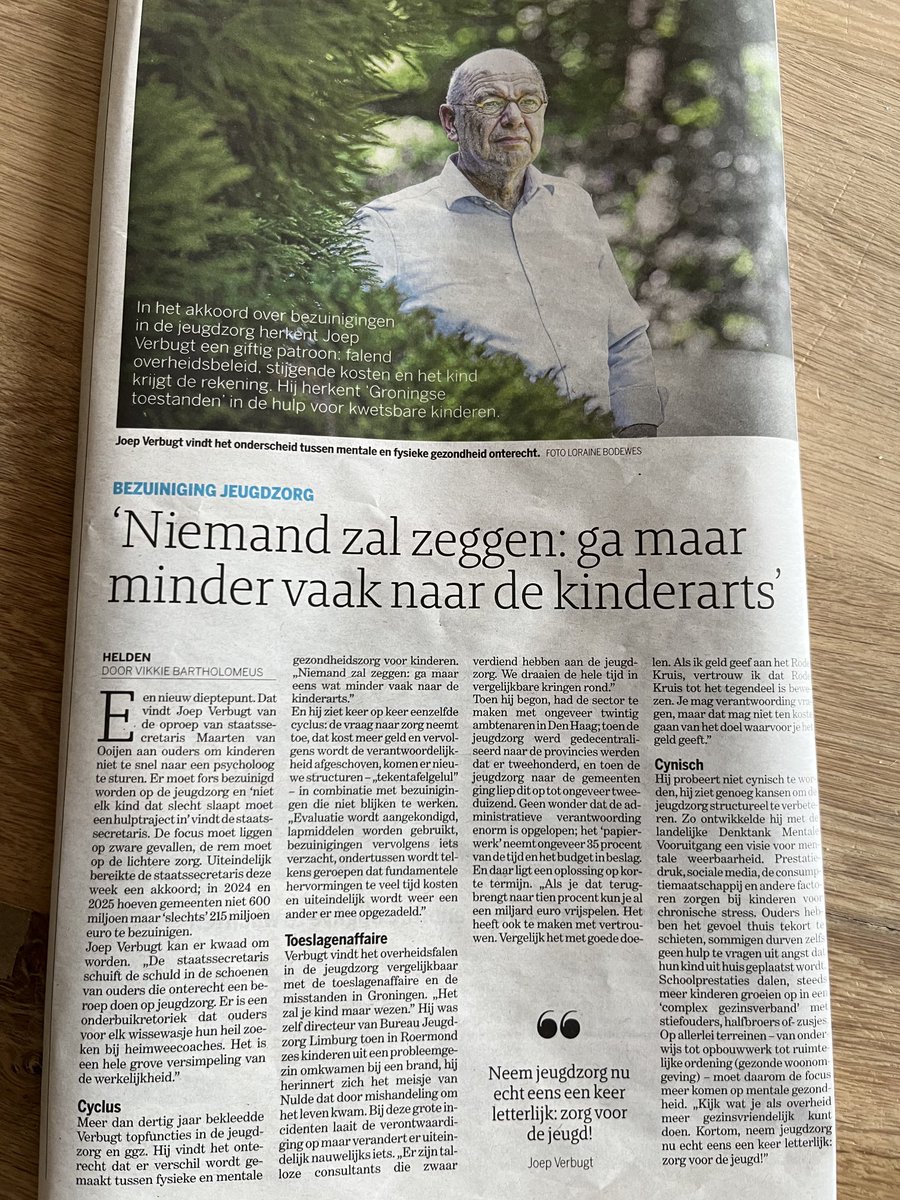 Gisteren in Dagblad De Limburger.