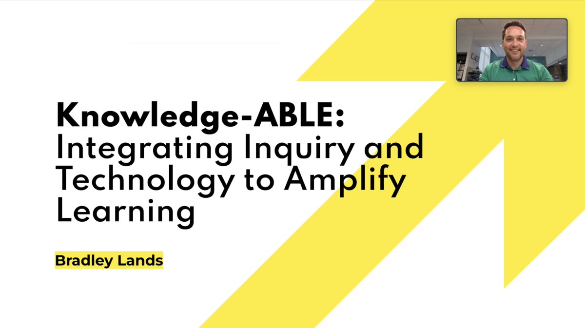 MrLands's tweet image. The virtual Brainstorm 2023 Conference was such a great event! 

Thank you to @SVETC_VA and @VSTE for hosting such a thought-provoking learning experience, and selecting me to present!

#Knowledge_ABLE #ABLEcycle #Brainstorm23