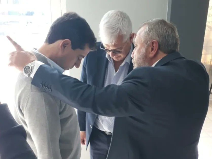 iglesiadelcent's tweet photo. Recibimos la visita del Ministro del Interior de la Nación @wadodecorrido que estuvo conociendo y recorriendo nuestra iglesia muy interesado en el trabajo social que realizamos ❤️🙌

©️ Iglesia del Centro - SdE https://t.co/VfUpEqfjA2