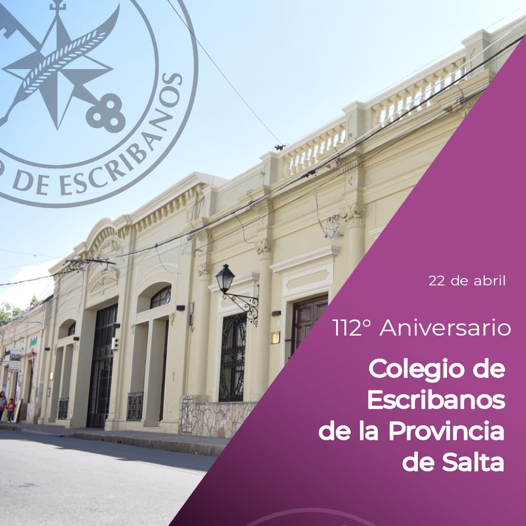Colegio de Escribanos Salta tweet media