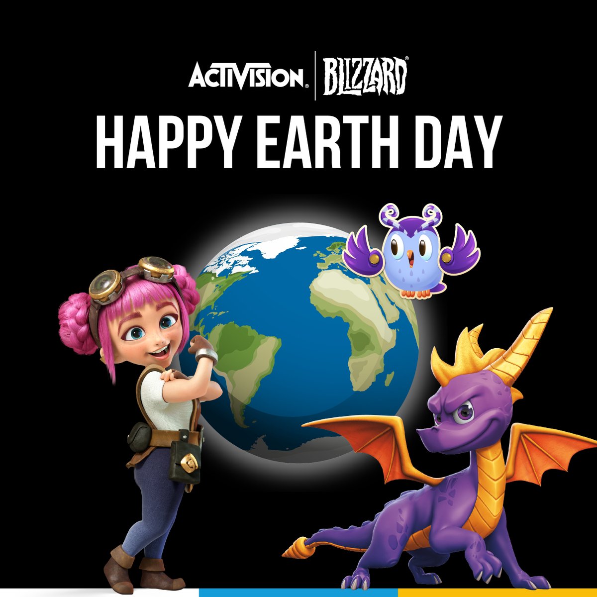 ATVI_AB's tweet photo. Happy #EarthDay! 🌎 😊 https://t.co/uKIwHr1uWl