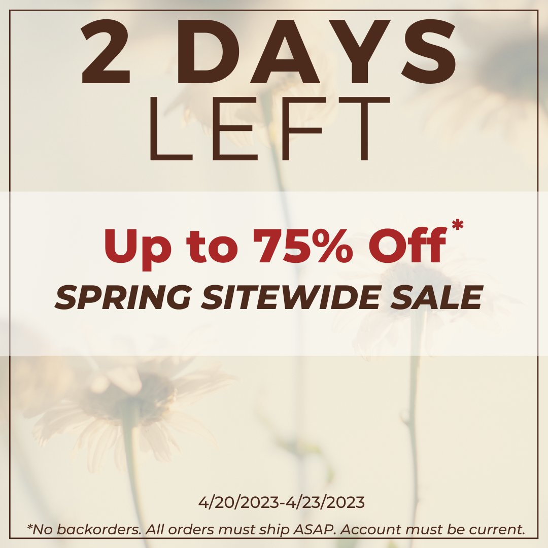 ParkDesigns's tweet photo. Refresh your home with some new decor! Up to 75% off sitewide.*
Visit https://t.co/JGMxxBjGJa 

*No backorders. All orders must ship ASAP. Account must be current.

#homedecor #springsale #homedesigns #springdecor #decorideas #interiordesign #parkdesigns https://t.co/vkcAGGLEiX