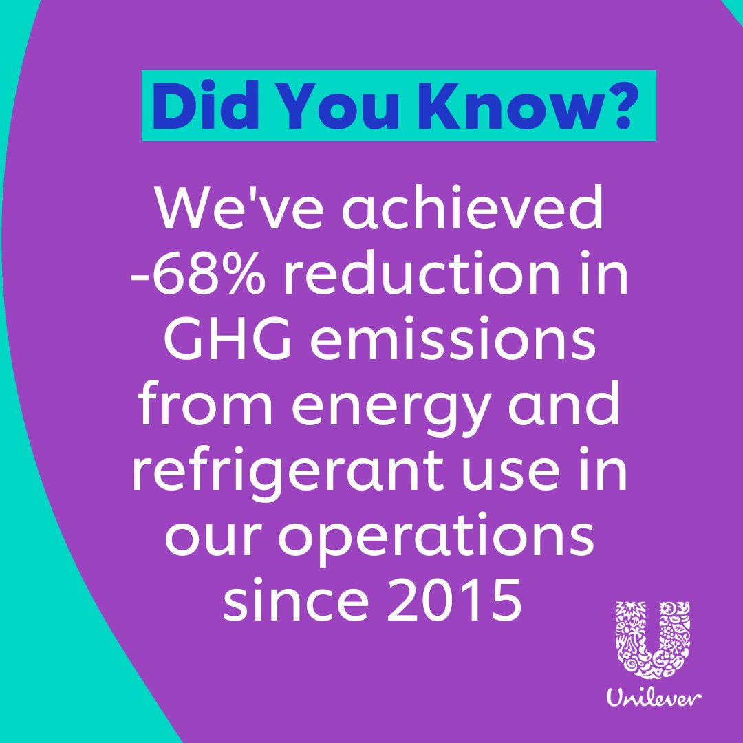 Join us on our journey towards a net-zero future! 

At Unilever, we're committed to achieving zero emissions in our own operations by 2030 and net-zero emissions from all our products - from sourcing to point of sale - by 2039

Learn more: bit.ly/3M1P7wr

#EarthDay