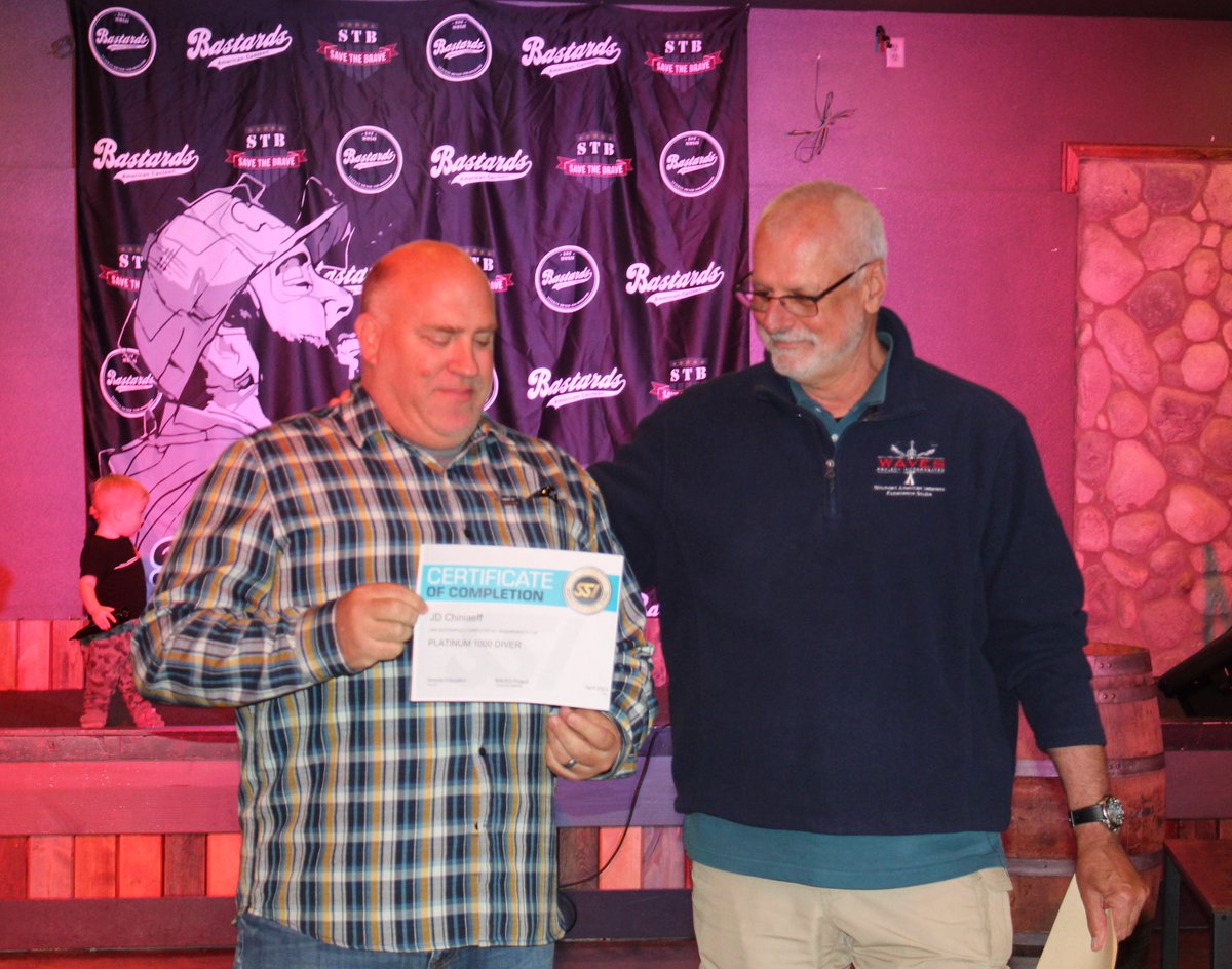 TheWAVESProject's tweet photo. Congratulations to JD on achieving SSI's Platinum 1000 Diver Level after logging his 1000 dive in Rotan on our annual trip. #wearessi #wavesproject https://t.co/gKQbxhn47c
