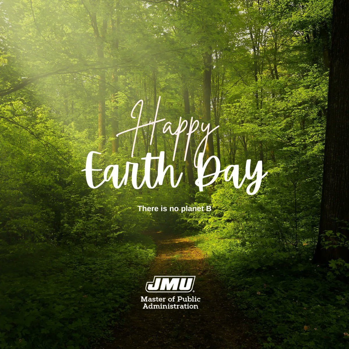 MPA_JMU's tweet photo. Happy Earth Day - make a positive impact on the environment everyday by reducing energy usage and recycling. https://t.co/E0f8vY5CXJ