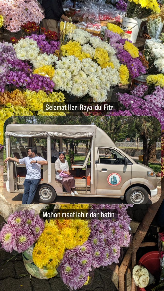 Eid Mubarak! Wishing you all a joyous holiday with family and friends 🙏✨ here is a picture from today at the Kalibata National Heroes Cemetery to pay respects to family who have passed. The compound was HUGE so we rode their golf cart 🙌