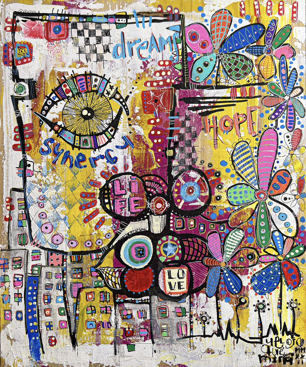 yelojoquemira's tweet photo. Gm NFTfam! ☀️🧉

Hope you have a great Saturday and a fantastic weekend!❤️‍🔥🙏🏻

‘ S Y N E R G Y   P L A C E S ’
(This is a message to my personal friend Anna...: "this artwork was made in 2022 and you also have an edition, so I hope you don't ask this time if it's new or old or something like that... 🫶🏻😆)