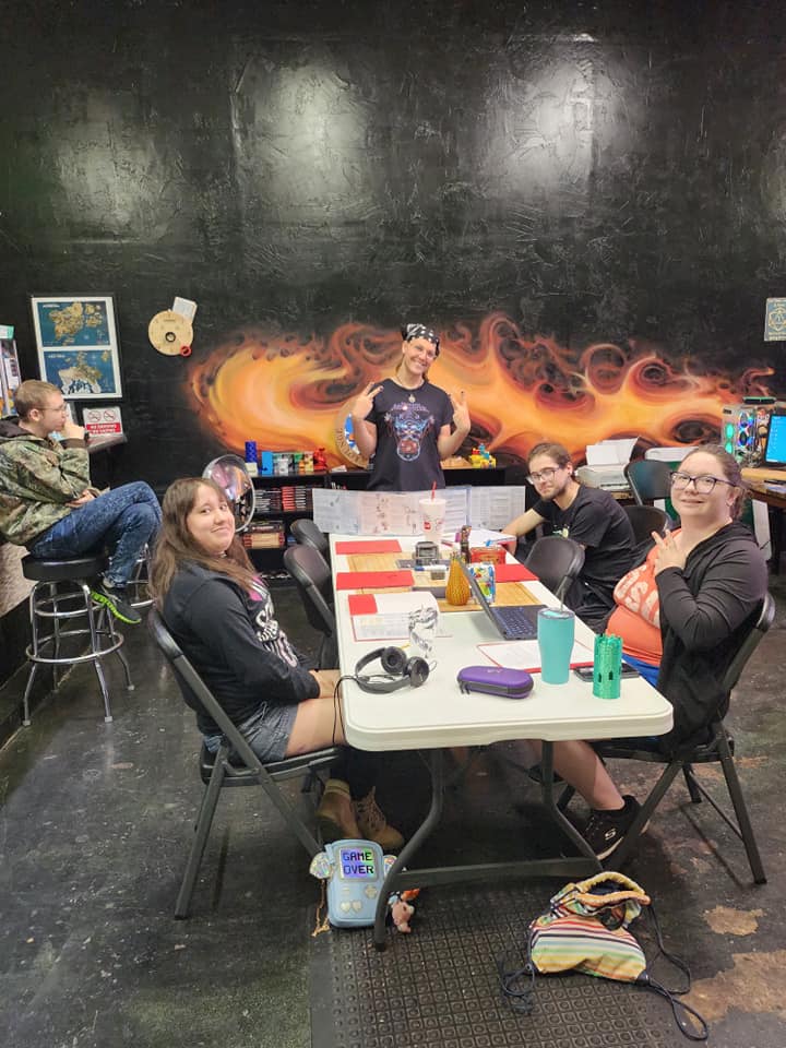 thekoboldlounge's tweet photo. Adventure awaits at the Kobold lounge! Come join the fun and roll the dice with us as we journey through mystical realms and battle fierce creatures. Who knows, you might even slay a dragon or two 😉 #DungeonsAndDragons #KoboldLounge #DNDinOKC #DMAcademy https://t.co/x1bGmHmYlx