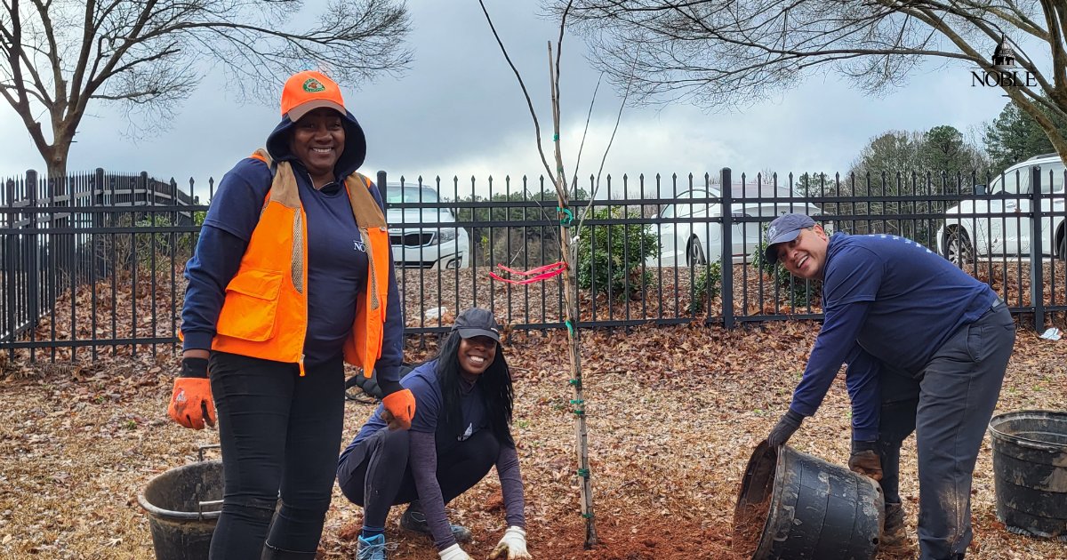 NobleInvestment's tweet photo. As we celebrate Earth Day, Noble is proud to partner with @TreesAtlanta to protect and improve our urban forest through planting, conserving, and educating initiatives.

Noble remains actively engaged with more than 80 non-profit organizations through meaningful volunteer efforts, board service, and charitable giving as a part of our commitment to positively impact the communities in which we live, work, play, and stay.

We encourage everyone to join us in taking small steps towards a sustainable future for our planet. Happy Earth Day!

#earthday #earth #conservation #sustainability #greenbldg #realestate #investing #hospitality #travel #nobleinvestment #nobleendeavors