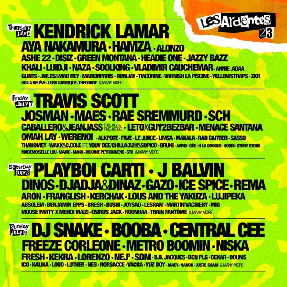 RvpLand's tweet photo. 🎁 CONCOURS — RVPLAND 

On entre dans la saison des festivals alors tente de remporter des places pour LES ARDENTES ! 

🚧 RT + follow @RvpLand &amp; @LESARDENTES 
🚧 Identifie un ami qui ne viendra pas avec toi https://t.co/U8lXyNkfq6