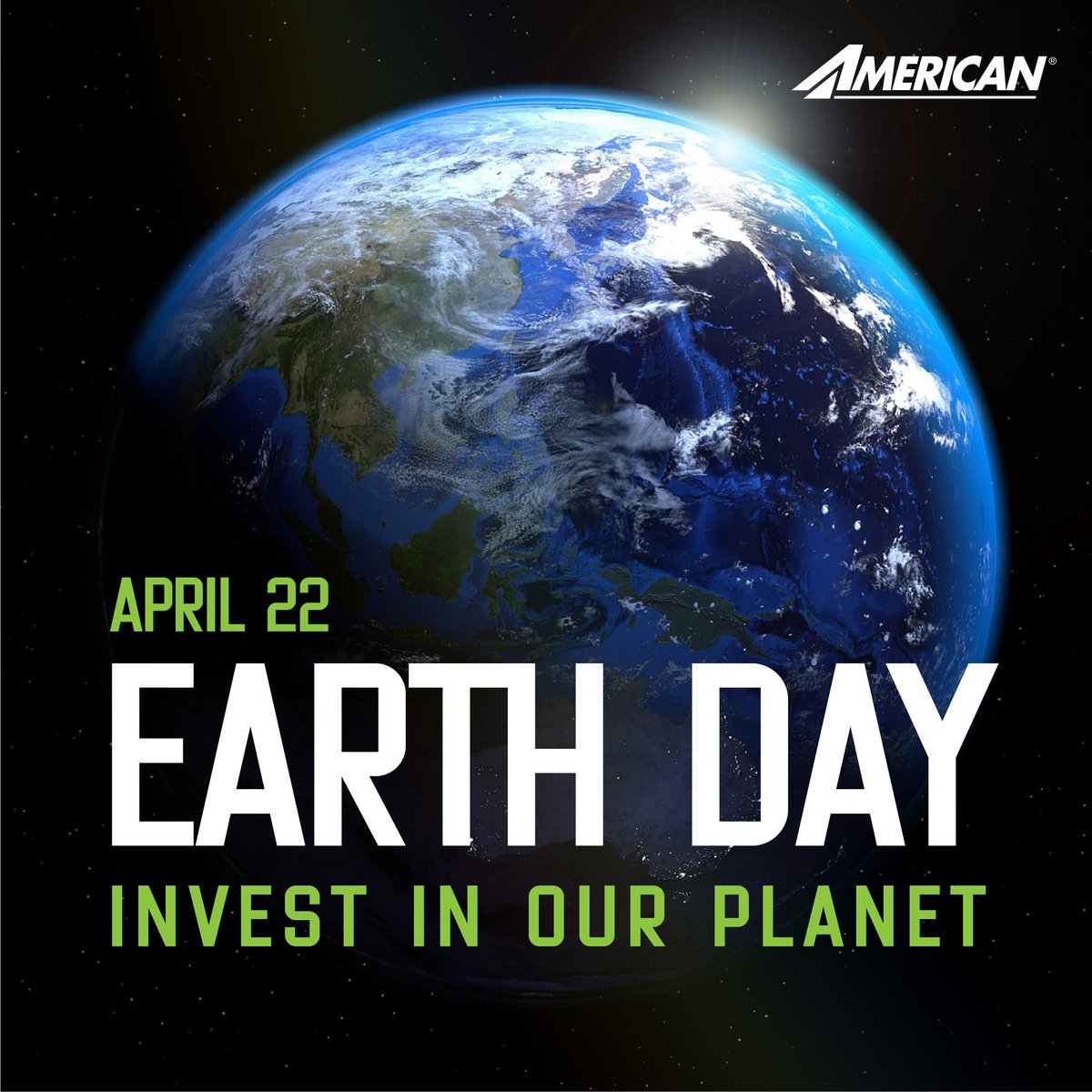 AmericanTape's tweet photo. Happy Earth Day from American!

#Earthday2023 #Earthday https://t.co/4Om5YxLthQ
