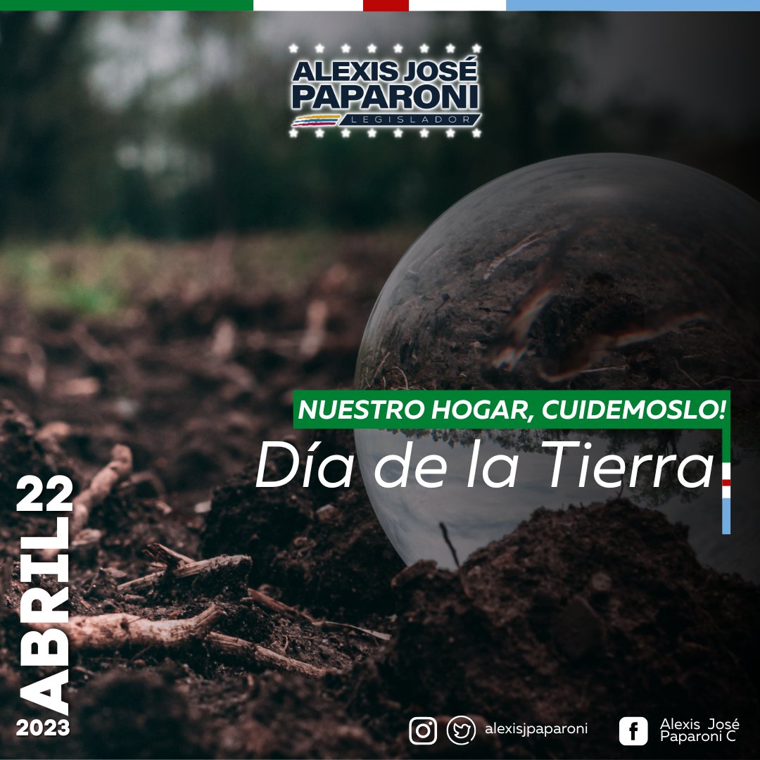 alexisjpaparoni's tweet photo. #Abr22 Seguimos comprometidos con trabajar para cuidar nuestro hogar, en el que #NecesariosSomosTODOS https://t.co/0pKlqJjKe6