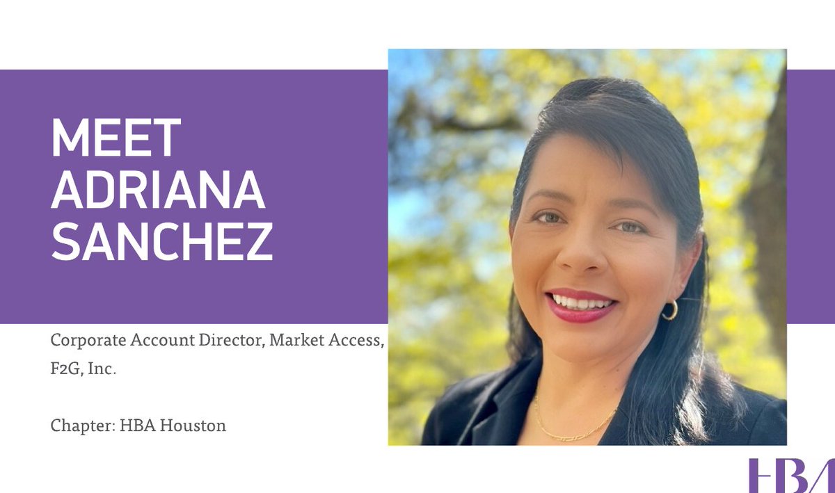 HBAnet's tweet photo. I'm excited to join you today on the last day of the HBA's #NationalVolunteerWeek social media takeover! I'm Adriana Sanchez and I am the #HBAHouston Operations Director. https://t.co/SDn6xPPV3Z
#HBAimpact #HBANVW23 #NVW @HBASouthwestReg https://t.co/VEIOKcsVkR