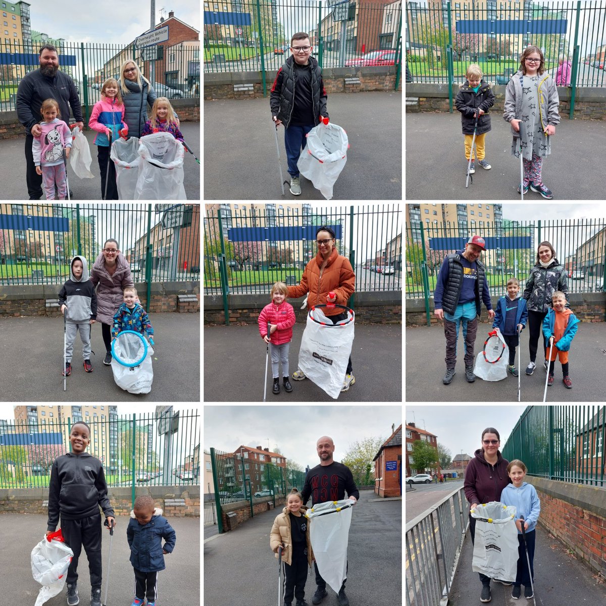holycrossAS's tweet photo. What an incredible turn out this morning for our #EarthDay community litter pick! Thank you to all the families who helped clean up our local area. What a great effort and an enormous amount of litter collected! ๐๐ #HCASeco @KidsVplastic @SalfordCouncil @RCSalfordEd https://t.co/JrsHCbEJxQ