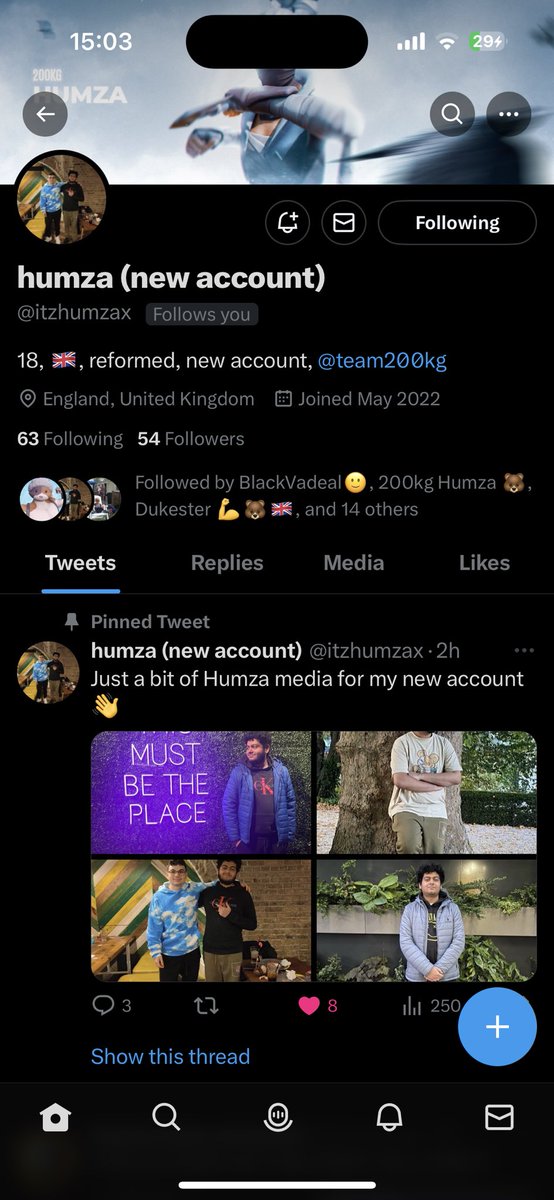Team200KG's tweet photo. Our fatty leader has been banned (me) pls go follow @itzhumzax https://t.co/DNRdNiz1pI