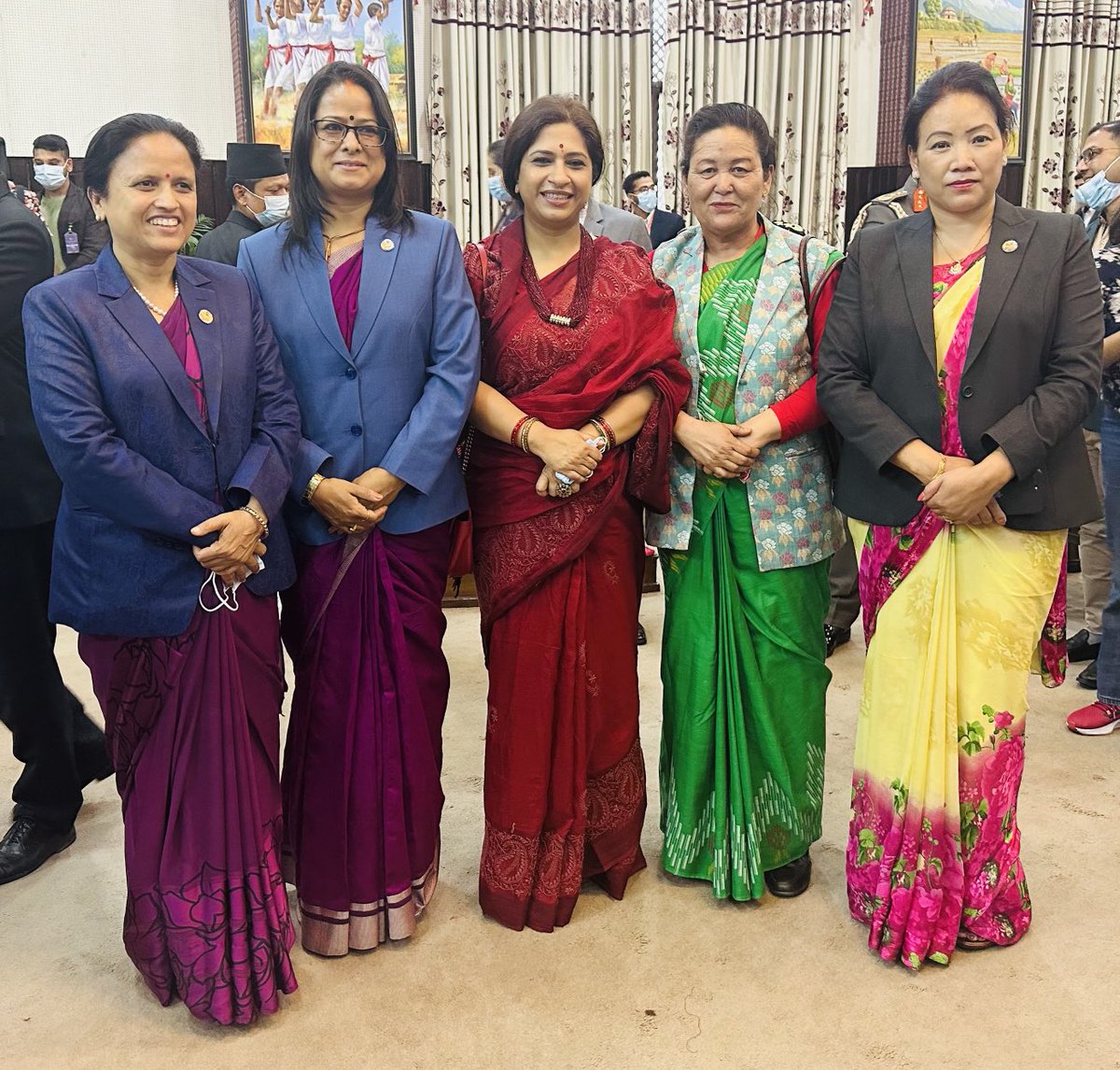 Jyotshna saud on Twitter "Glad to see three dynamic women ministers in the present I