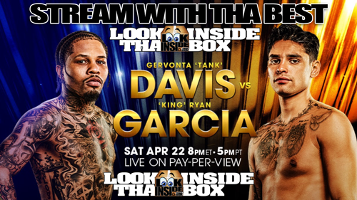 Are you ready to be entertained? Garcia VS Davis at 8 PM tonite! Stream like a boss with Look Inside Tha Box and never miss out on the action again! #GarciaVSDavis #LookInsideThaBox #StreamingLikeABoss
lnkw.co/lookinsidethab…