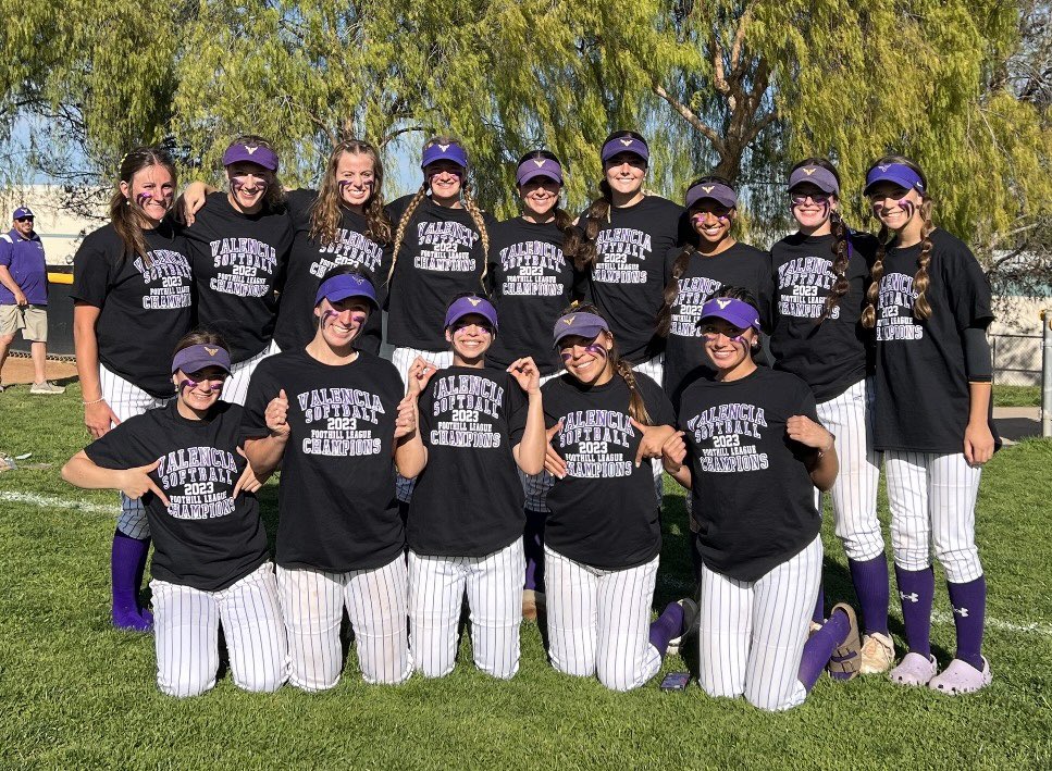 VHSVikingSports's tweet photo. Congratulations to our varsity softball players and first-year head coach Sean Pollard for clinching a #FoothillLeague Championship with their big win over Golden Valley this week! #Champs🤘 https://t.co/7Gf6oQmetM