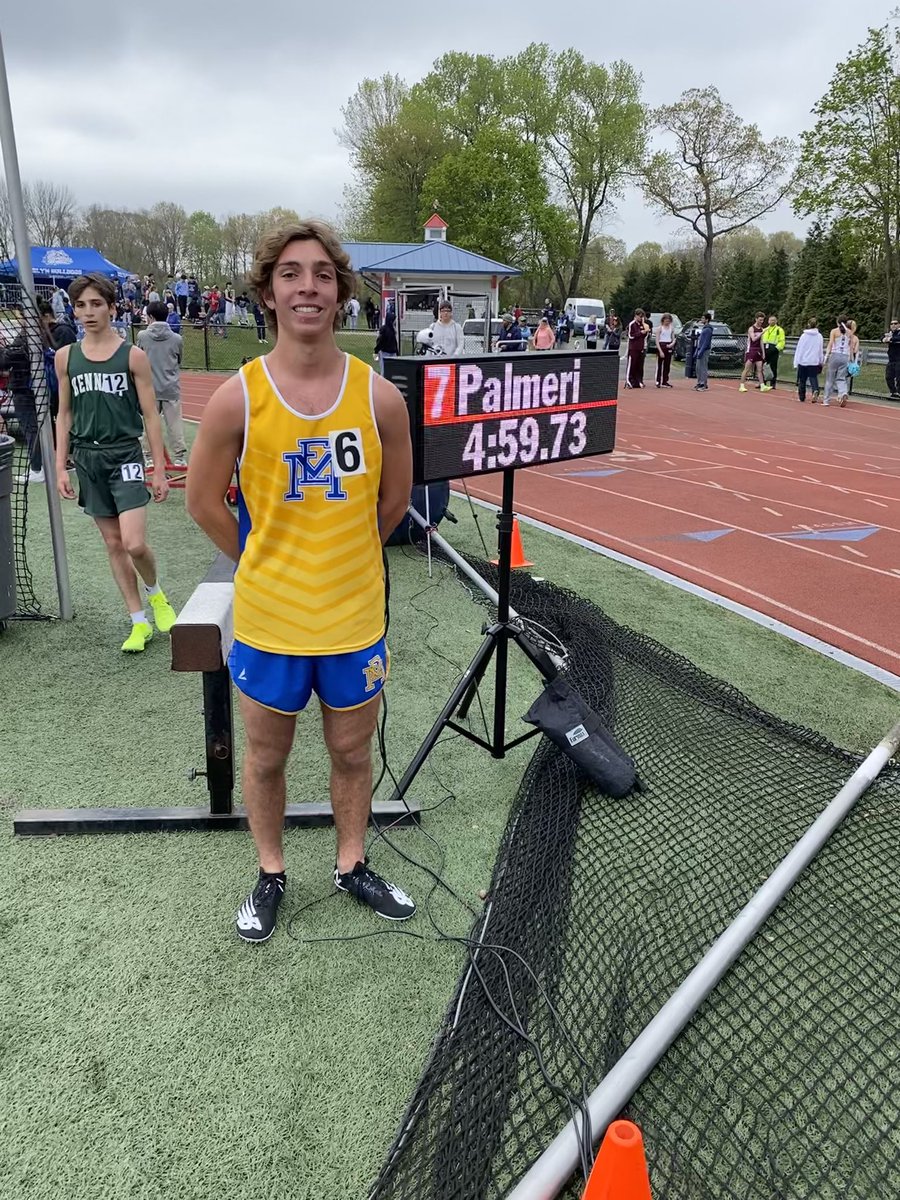 🚨 NEW SUB-5 CLUB INDUCTEE 🚨 
Sophomore AJ Palmeri kicked his way to his 1st Sub-5 performance, running the exact same time as Ken 🤯❗️#Sub5 #ChasingTheDream #MoretoCome