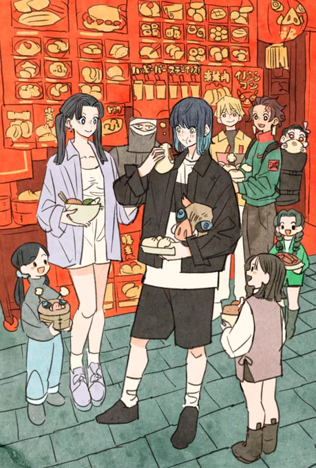 伊之助お誕生日おめでとうございますワッショイほわほわ食べ歩き 