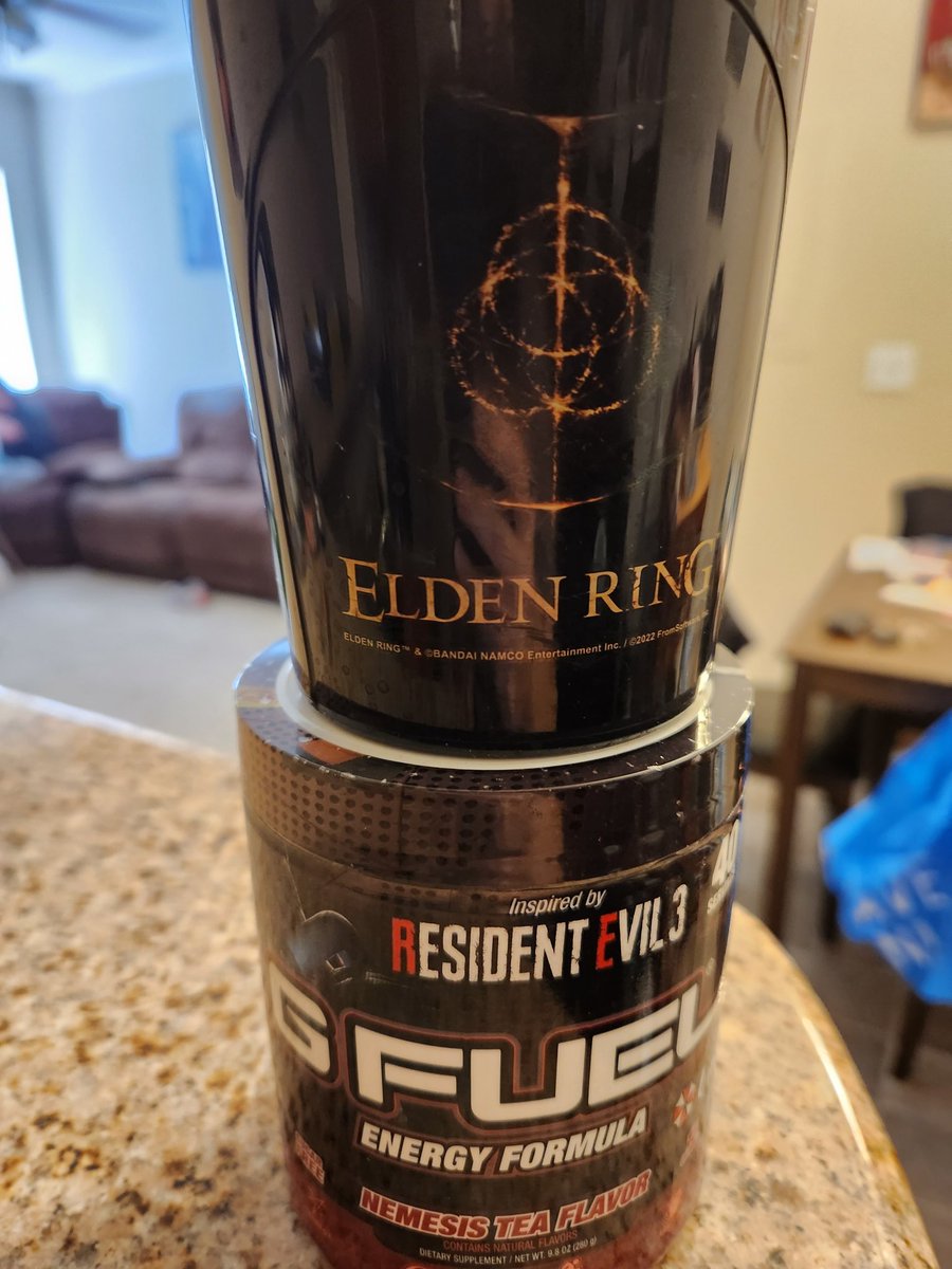 painkiller_jenn's tweet photo. Good morning Crew! Let's get our gamer on and start this morning off with some @GFuelEnergy. Nemmy Tea/Elden Ring Shaker.
#poweredbygfuel #gfuel #goodmorningcrew #audhd https://t.co/IsDI2YJpD5