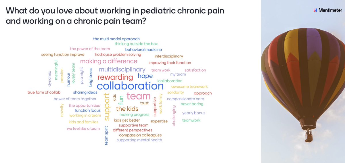 Paedpainevent's tweet photo. “Collaboration and team” sums up our conference !  Thank you everyone for making the effort to attend, bringing enthusiasm and for your ongoing commitment to providing quality care to youth with chronic pain and their families. https://t.co/2aO3lJzxWS