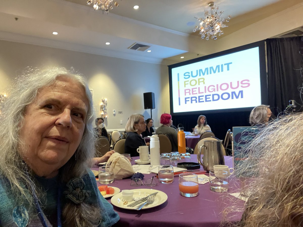 Selena_Fox's tweet photo. The National #SRF2023 #SummitforReligiousFreedom in Washington DC &amp; online has begun! Thankful for #AU #AmericansUnitedforSeparationogChurchandState &amp; others for making this happen &amp; to all taking part! https://t.co/QiAprTohPz