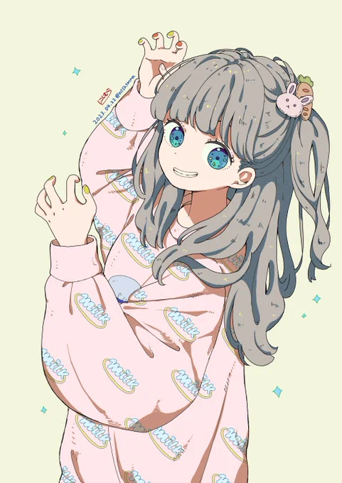 お休みはいっぱい遊ぶぞ  #Illustration #イラスト #創作
