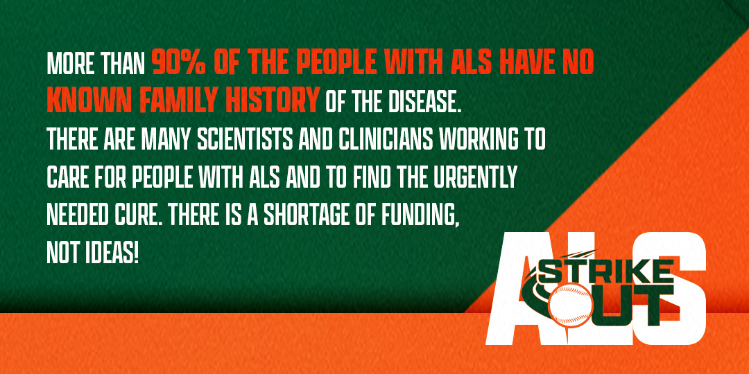 CanesBaseball's tweet photo. One of the most important things we can do in the fight against this disease is spread awareness.  

Help us #StrikeOutALS

To learn more, visit https://t.co/EnoBAo0iTe https://t.co/PwyGLKLwi7