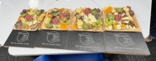 BucksIUSTEAM's tweet photo. We're already excited for the next time we host a Charcuterie class! Guests learned how to arrange a beautiful charcuterie board with #AmblerCharcuterie and received a custom-engraved slate board from the Fab Lab! Thank you to those that joined us for this fun class! https://t.co/wukbbjIpvG
