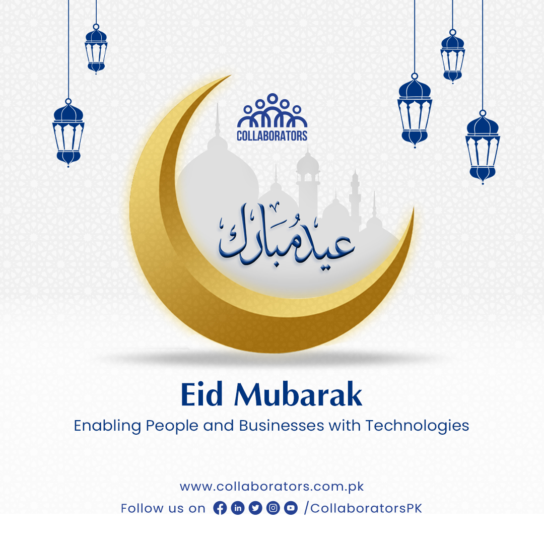 CollaboratorsPK's tweet photo. Team Collaborators wishes you all a joyous and blessed Eid! May this day be filled with love, peace, and happiness for you and your family. Let's continue to work together towards our goals with renewed energy and commitment.
#EidMubarak #EidulFitr #Eid2023 #CollaboratorsPK https://t.co/OsSnqKlBsX