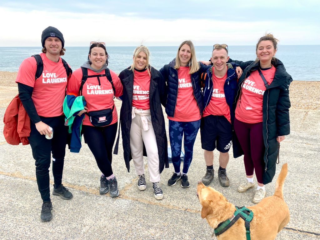 kitbradshaw's tweet photo. Halfway there! 🎉 12 miles down and overwhelmed by all the love and support. Thank you to everyone who’s donated (and come down to cheer us on) 💛 More than £7k raised so far! 🙏 #FTLOL #ActiveApril #ForTheLoveOfLaurence https://t.co/9iefulcM15